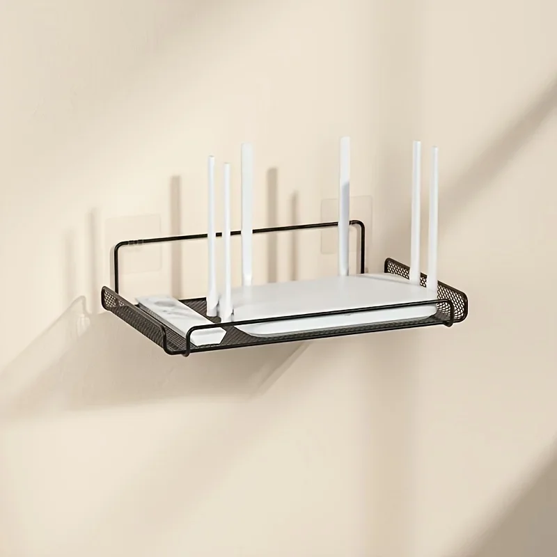 Home Edit Bathroom Storage - رف راوتر من الفولاذ المقاوم للصدأ