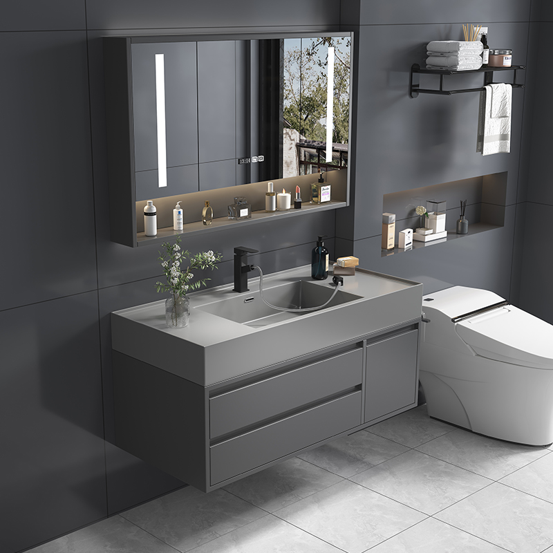 الفاخرة العناية بالبشرة خزانة  - مراجعة Home Bathroom Vanity Combo وسعره