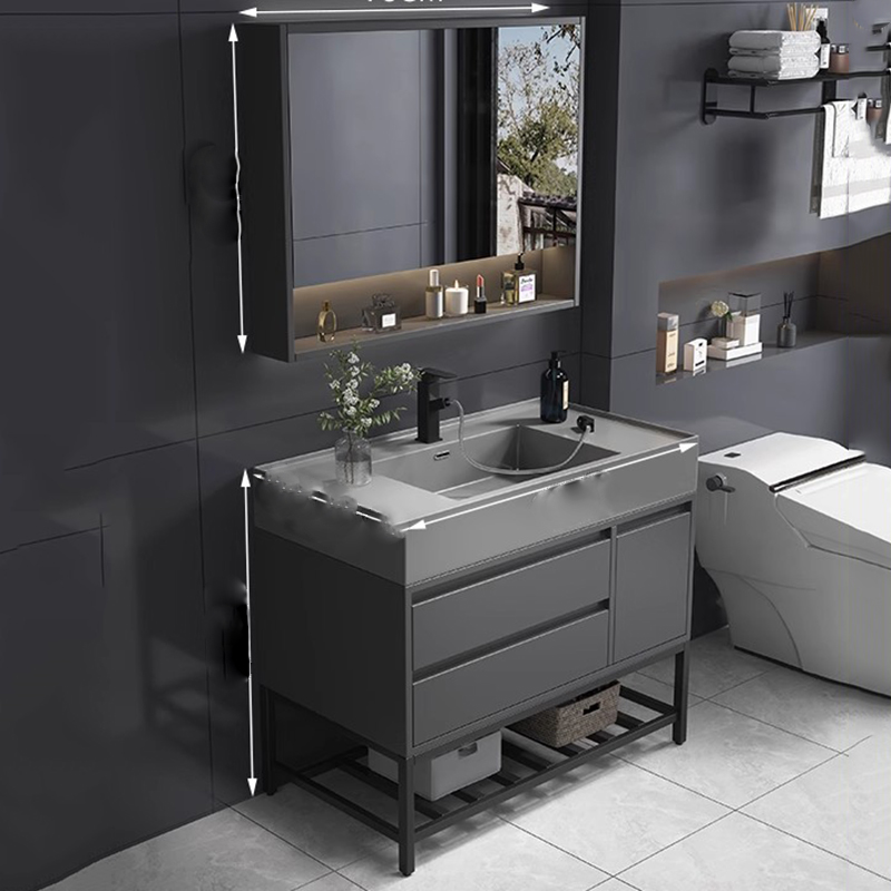 الفاخرة العناية بالبشرة خزانة  - مراجعة Home Bathroom Vanity Combo وسعره