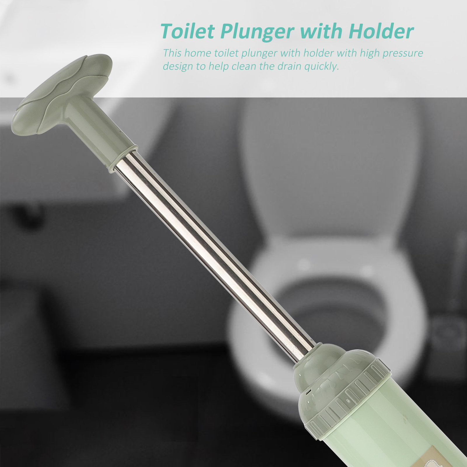 مكبس مرحاض عالي الضغط للاستخدا - مراجعة Plunger Toilet وسعره