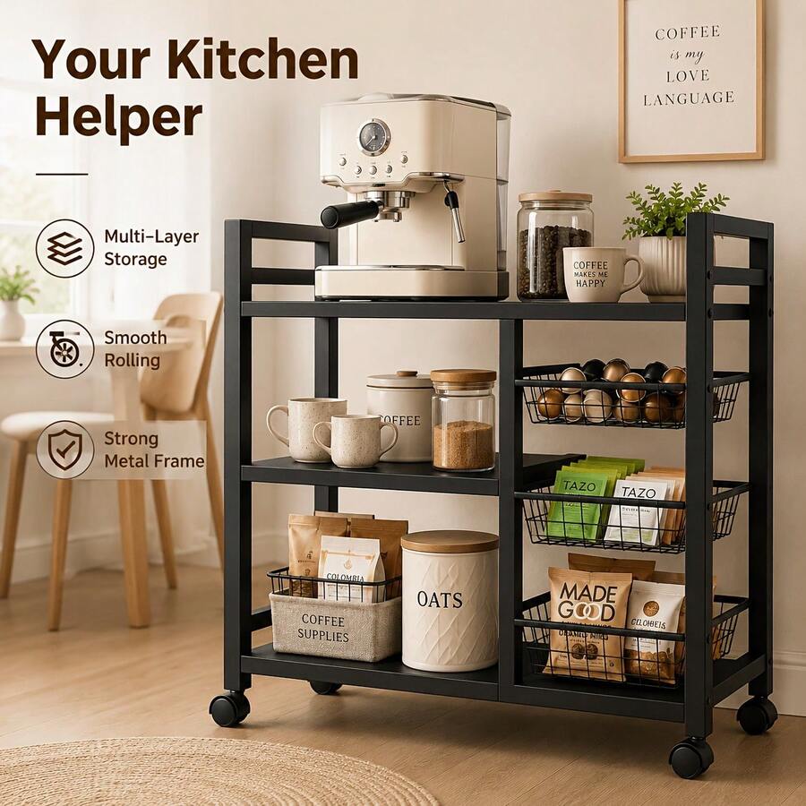رف تخزين متحرك، قابل للتعديل،  - مراجعة Home Edit Bathroom Storage وسعره