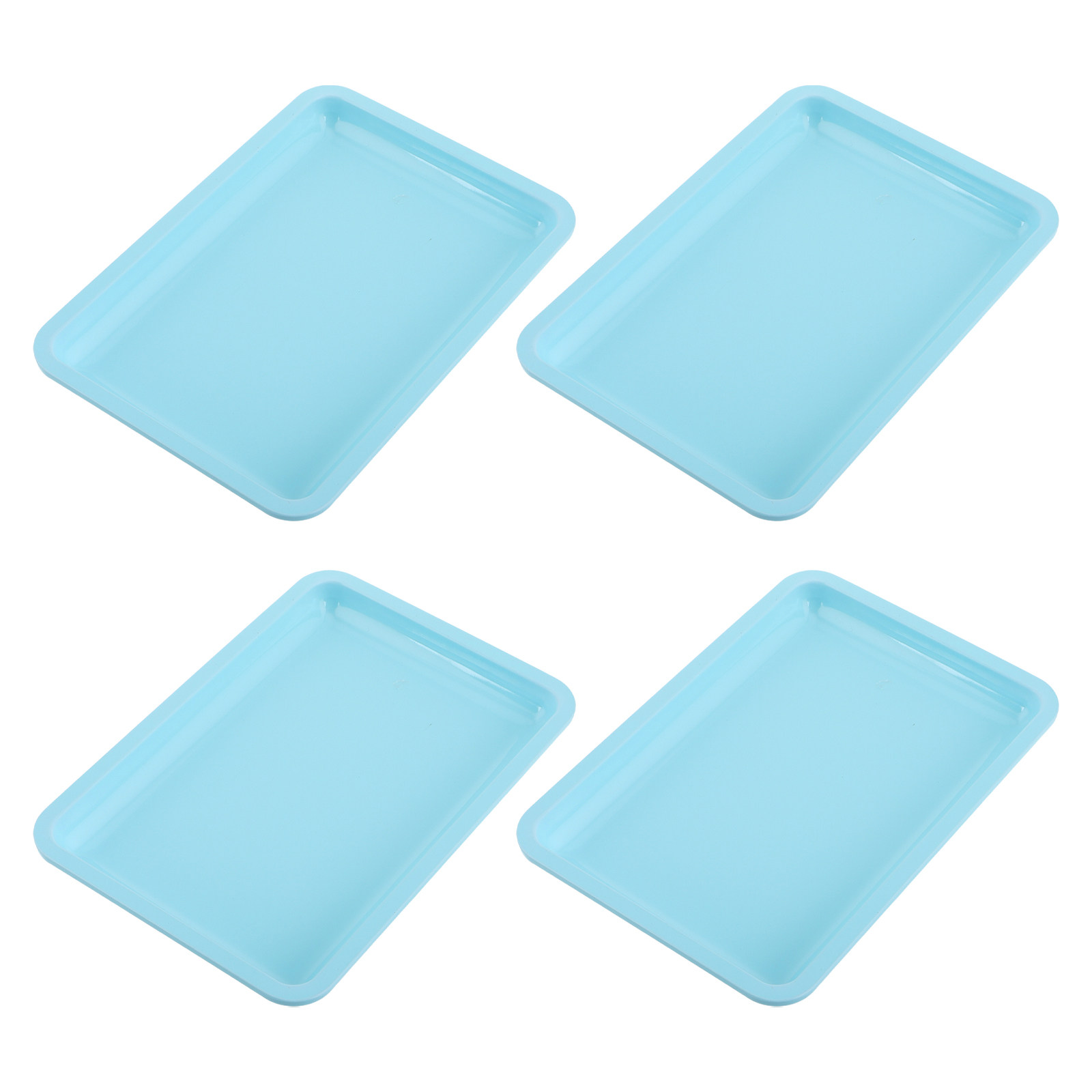4 قطع من صواني عرض الأظافر الم - مراجعة Home Bathroom Organizer وسعره