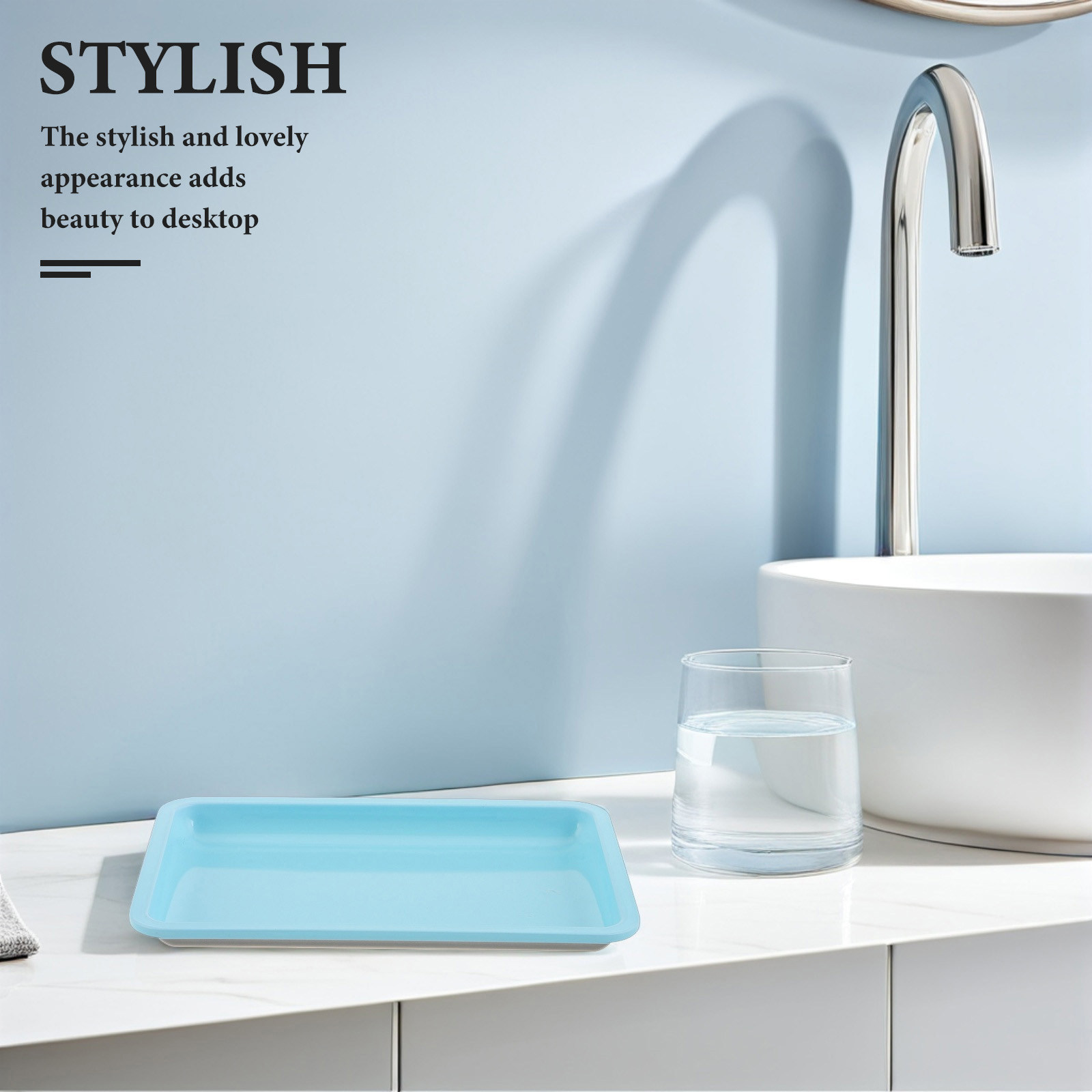 4 قطع من صواني عرض الأظافر الم - مراجعة Home Bathroom Organizer وسعره