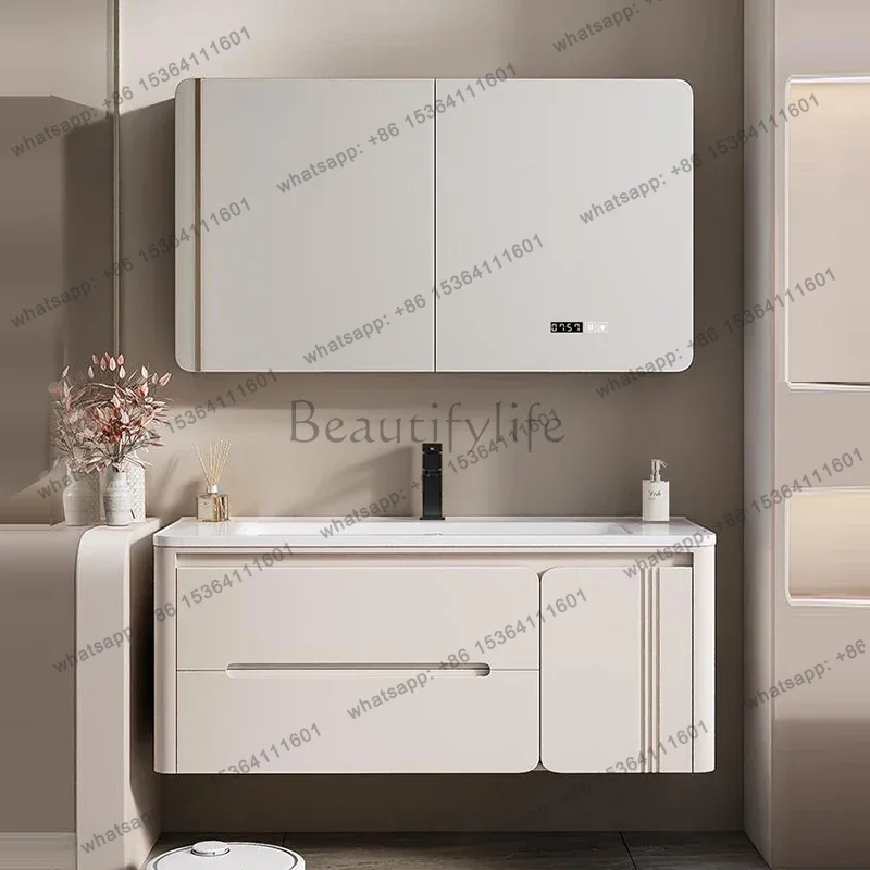 LJY خزانة حمام عصرية مع حوض سي - مراجعة Home Bathroom Vanity Combo وسعره