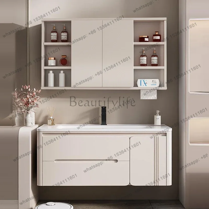 LJY خزانة حمام عصرية مع حوض سي - مراجعة Home Bathroom Vanity Combo وسعره